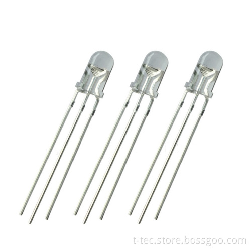 T-13/4 5mm Bi-Color Red and Green DIP LED (Common Anode/Cathode) for Indicator